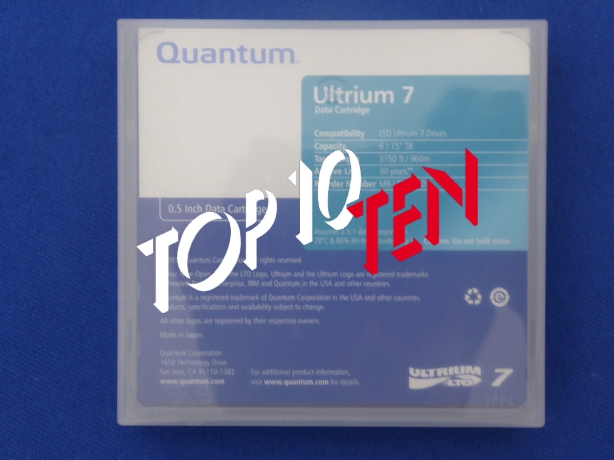 Quantum MR-L7MQN-01 LTO-7 Ultrium VII Data Cartridge 6TB / 15TB NEW